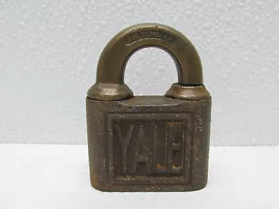 Vintage Yale Padlock BRASS NO KEY • $14.90