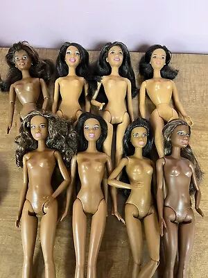 Lot Of 8 AA Barbie Dolls Vintage To Modern Nude • $15.29
