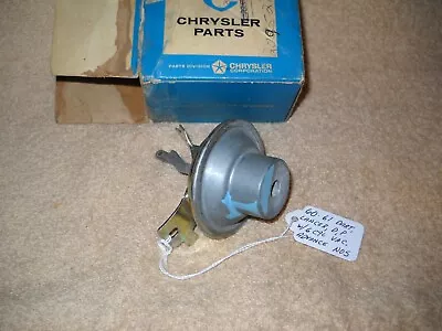 $45 • Buy NOS Mopar 1960-1961 Dart Lancer Dodge Plymouth Vacuum Advance Chamber W/6 Cyl