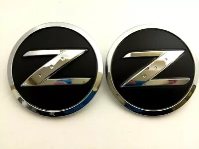 2x Black Z Emblem Left Right Fender Badge 350Z 370Z Fairlady Z Z33 Z34 Nismo USA • $13.88