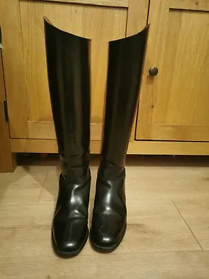£24.99 • Buy Leather Vintage Hawkins Tall Riding Boots Size 4