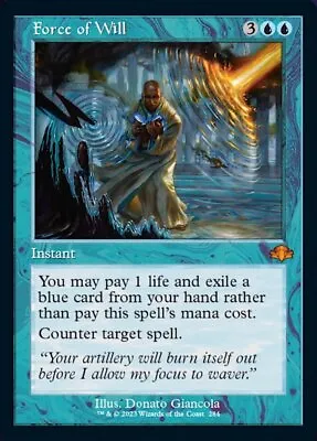 Magic The Gathering (mtg): DMR: Force Of Will (Retro Frame) - Mythic • $80.31