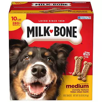 Milk-Bone Original Dog Biscuits Medium Crunchy Dog Treats 10 Lbs. • $22.67