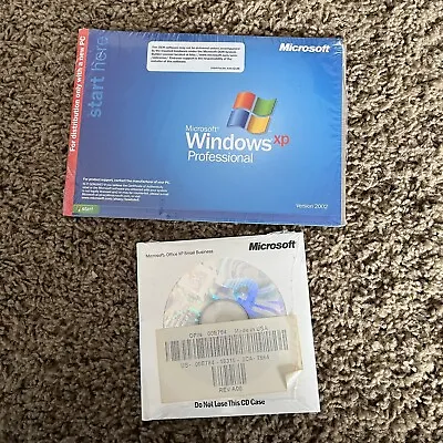 NEW SEALED Microsoft Windows XP Professional With Service Pack 2  + Office XP • $24.99