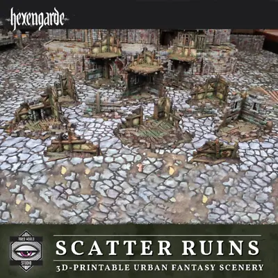 Scatter Ruins Terrain Dungeons And Dragons Warhammer AOS KOW Mordheim Malifaux • $7