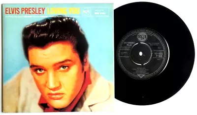 MINT Elvis Presley Loving You / Teddy Bear / Party  EP (RCX 7192) 45 7  VINYL • $14.91