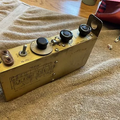 WW2 Military Radio BC610 Transmitter WWII Tuning Unit TU-51 5.0-6.35 MC Lot B • $25