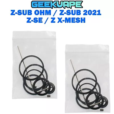 2x O Ring Seals Kit Set For Geekvape Z/Zeus Sub Ohm 2021 Z-SE Z X Mesh RTA Tank • £7.95