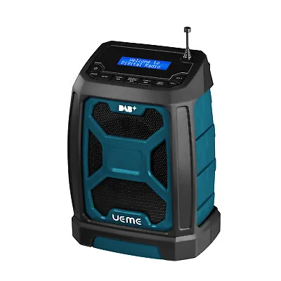 UEME 5W Job Site DAB / DAB+ Digital Radio | Bluetooth | USB Rechargeable Battery • £59.99