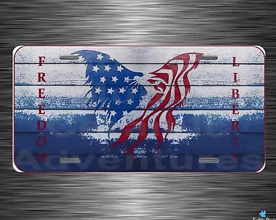 FREEDOM LIBERTY Unique   Metal License Plate • $10.12