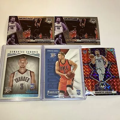 NBA Domantas Sabonis Rookie Cards & Action Scene Bundle (M7) W#343 • $9.99