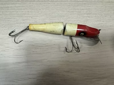Vintage South Bend Jointed Wood Pike Minnow Lure - 4 1/2” • $12