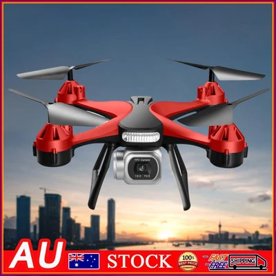 $52.30 • Buy Foldable Drone Quadcopter 4K Dual Camera Aeroplane For Boys Girls (Red)