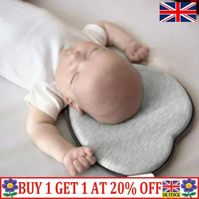 £7.66 • Buy Baby Infant Memory Foam Pillow Newborn Heart Shape Prevent Flat Head Support YA