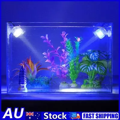 Aquarium LED Spotlight Submersible Light Fish Tank Underwater Lighting Lamp • $12.69