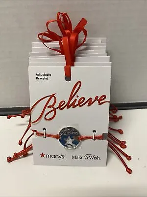 Macy's Make-A-Wish Believe Slider Bracelet • $0.99