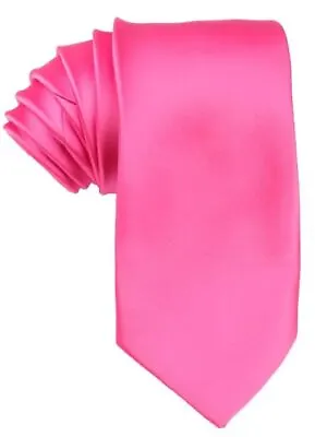 New Men's Dress Tie Solid Color Classic Neck Tie Necktie Wedding  Formal USA • $8.78