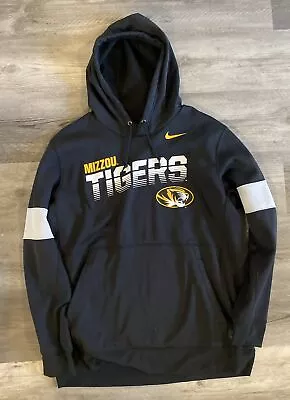 Nike On Field Missouri Tigers Black Mizzou Hoodie NCAA Football XL • $0.99