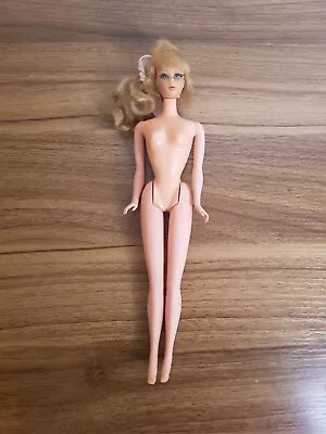 Vintage Barbie 1967 Side Ponytail Blonde Talking Doll MUTE With Hair Ribbon • $119.99