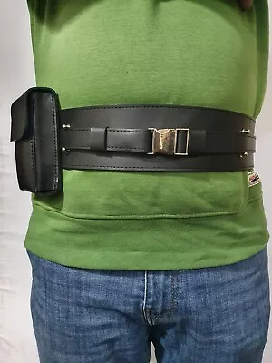 Master Qui-Gon Belt Star Wars Obi-Wan Kenobi Brown Jedi Belt  Jedi/Sith Belts • $109