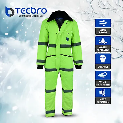 Hi-Vis Tecbro Chill Bloc Insulated Coverall Extreme Cold Weather Freezer Suit  • $285