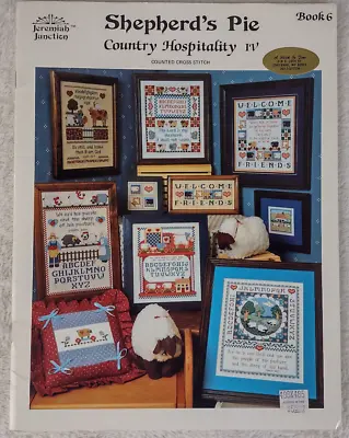 $5.95 • Buy Jeremiah Junction Shepherd's Pie Cross Stitch Pattern Booklet Sampler Book 6