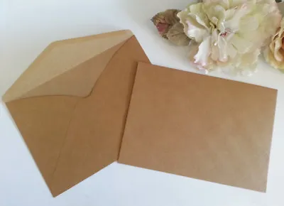 Kraft C5 Envelopes - Recycle Look Rustic Fit A5 Size Wedding Invitation Bulk • $2.05