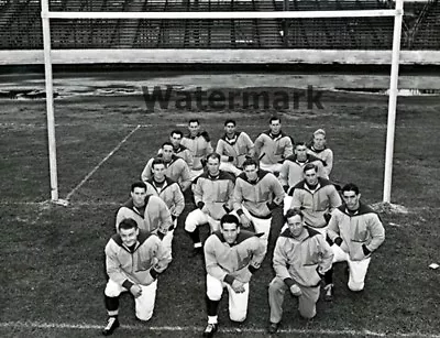 NFL 1940's Brooklyn Dodgers AAFC Black & White Team Picture 8 X 10 Photo • $5.39