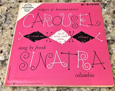 Frank Sinatra- Carousel Columbia B-1620 45rpm 7” Picture Sleeve • $13.99