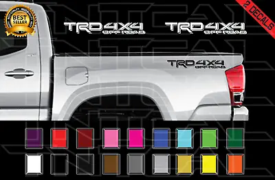 $15.83 • Buy TRD 4x4 Off Road Decal Set Fits: Tacoma Toyota Truck Bed Side Vinyl Stickers