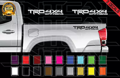 TRD 4x4 Off Road Decal Set Fits: Tacoma Toyota Truck Bed Side Vinyl Stickers • $17.77