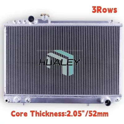 3 Row Aluminum Radiator For 1986-1992 Toyota Supra MK3 3.0L L6 MT OARER MZ20 • $123