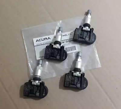 4 Acura MDX 2018 2019 2020 2022 Tire Pressure Sensors TPMS Factory OEM Kit • $118.30