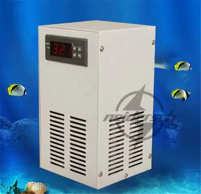 Aquarium Fish Tank Water Cooling And Heating Electronic Water Chiller+Pump NEW • $149.65