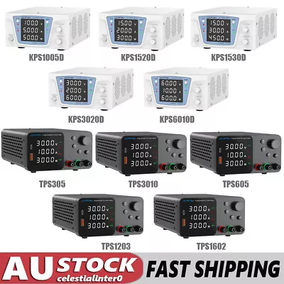 WANPTEK Variable 4-Digits LED Display Adjustable Switching DC Power Supply Kit • $169.99