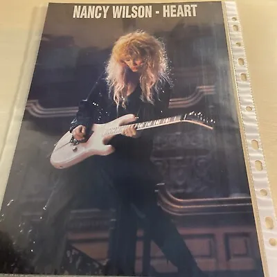 Heart  Nancy Wilson  Original Advert/ Poster/clipping • £5