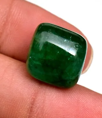 Natural Certified Zambian Emerald Smooth Nugget Beads 12.50 Ct With Out Drill • $65.60