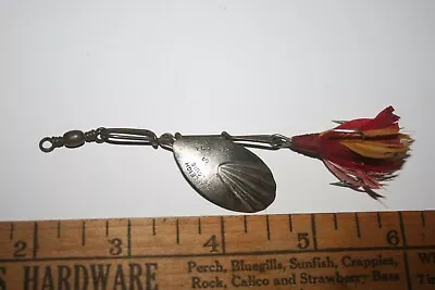 Vintage Early Shapleigh Hardware #3 Diamond Fluted Spinner Lure • $24.99