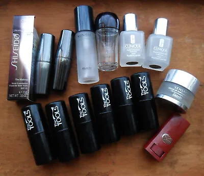 $14.99 • Buy Lot 14 EMPTY Foundation Bottle, Jar, Stick CONTAINERS Shiseido, Kanebo, Clinique