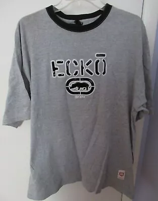 Ecko Unlimited C1972 The Classic Style Gray Rhino Logo  Short Sleeve T-shirt XL • $13.99