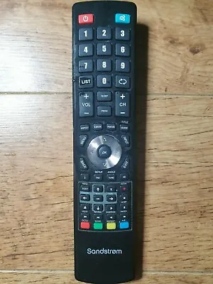 £4.99 • Buy Genuine Sandstrom Remote Control For S26HED12 S32FED12 S32HEDW13 LCD LED HDTV TV