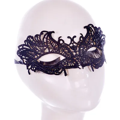 Mask-Eye-Sexy-Lace-Venetian-Masquerade-Ball-Halloween-Party-Fancy-Dress-Costume • $3.99