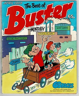 £1 • Buy The Best Of Buster Comic January 1992 Ivor Lott Tony Broke Faceache X Ray Specs