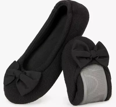 Womens HomeTop Memory Foam Ballerina Slippers Size 7-8 • $6