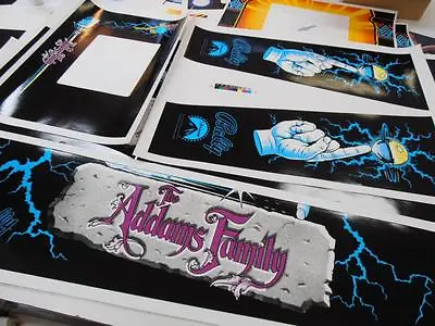 Addams Family Full Pinball Cabinet Decals • $349