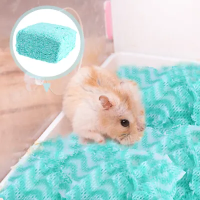  Paper Hamster Cotton Pad Rabbit Bedding For Cage Wood Shavings • £19.99