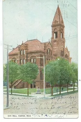 Vintage Canton Ohio City Hall Postcard • $5.99