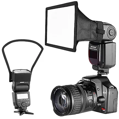 Neewer Camera Speedlite Flash Softbox And Reflector Diffuser Kit For Canon Nikon • $16.99