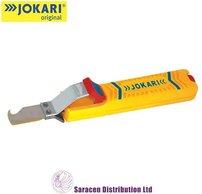 JOKARI 8- 28mm CABLE SHEATH STRIPPING TOOL HOOKED CUTTER  - T10280 • £18.89