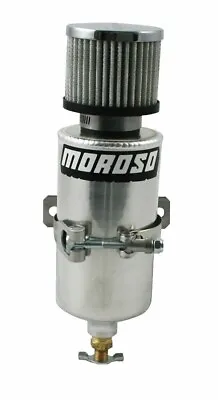 Moroso Dry Sump Breather Tank Catch Can 3/8  NPT Female Inlet 3-1/8  Diameter • $117.98